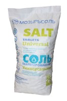 Таблетированная соль для фильтров Мозырьсоль - 25 кг (Белоруссия)