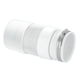 Гофра для унитаза с металлическим хомутом (L330-760мм) McAlpine WC-F33PJ